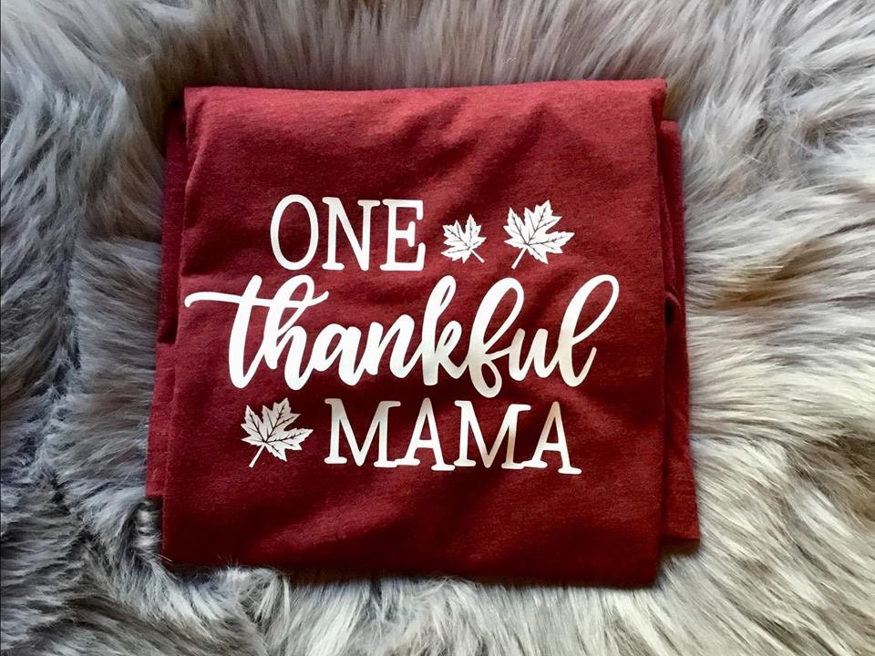 Download One Thankful Mama SVG | Etsy