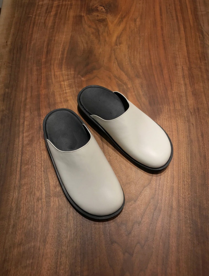 the row sabot smooth calfskin mules