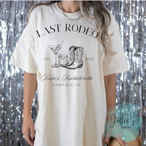 Custom Bachelorette last rodeo png digital file, Nashville, country,western
