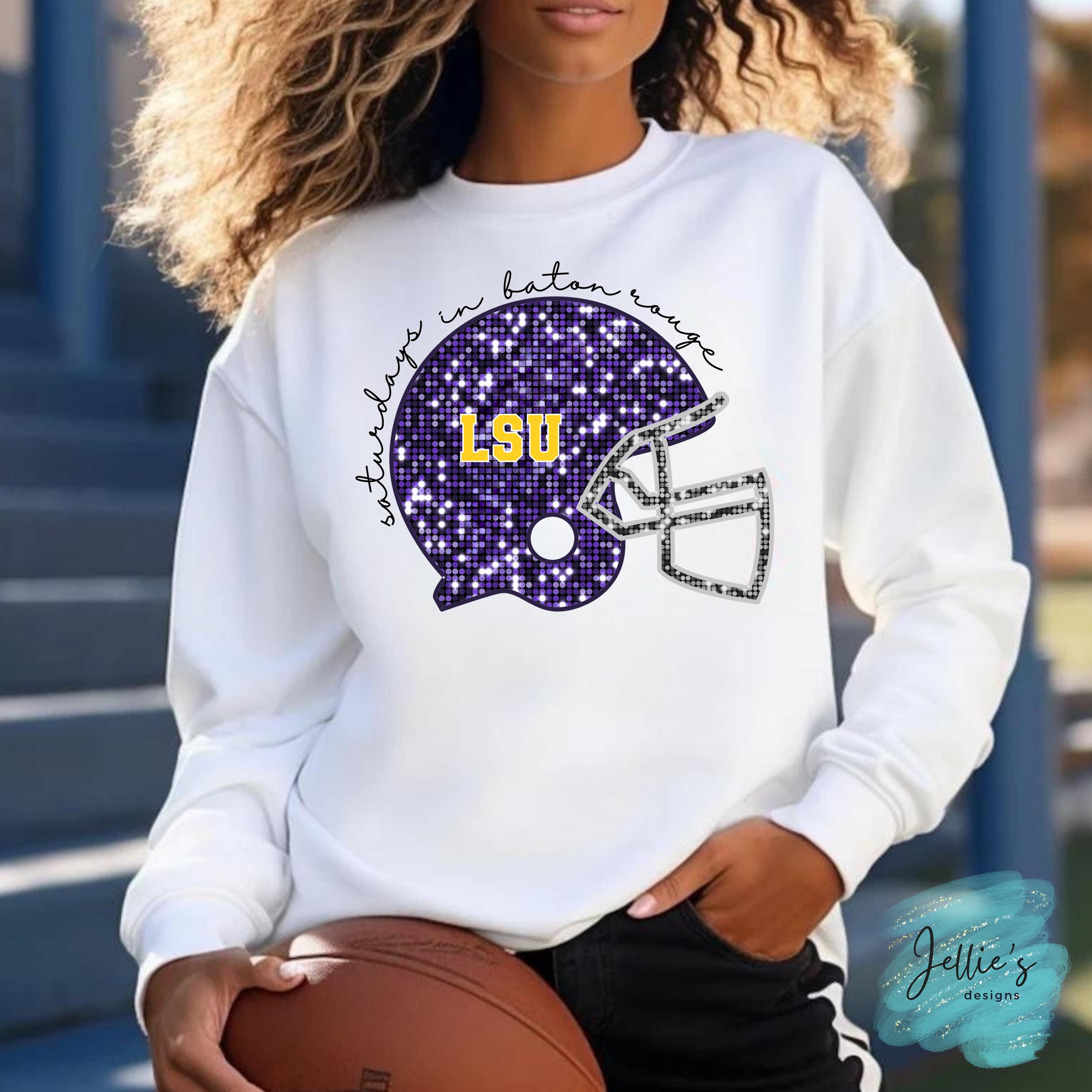 Lsu Glitter Shirt