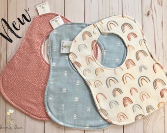 Boho Baby Bib | Boho Rainbow Baby Bib | Boho Baby Gift | Boho Drool Bib | Baby Bibs | Baby Gift Set