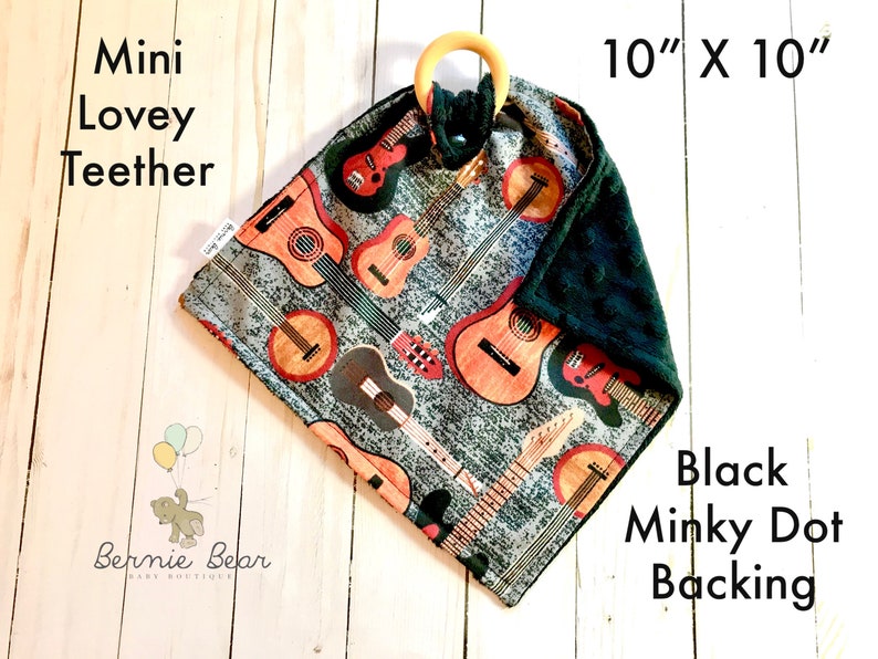 Nashville guitar baby bib guitar baby blanket guitar burp cloth guitar bundle gift set READY TO SHIP guitar teether guitar bandana bib