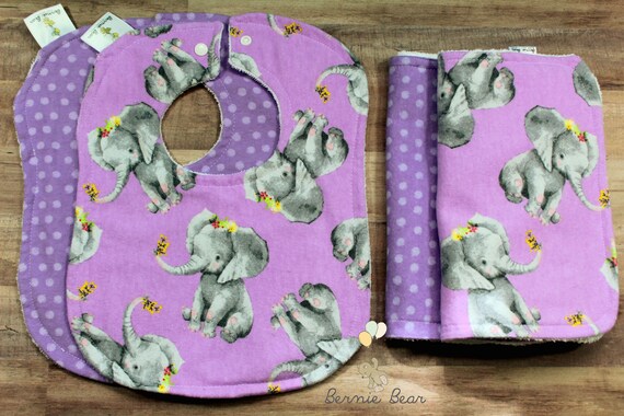 elephant baby bibs
