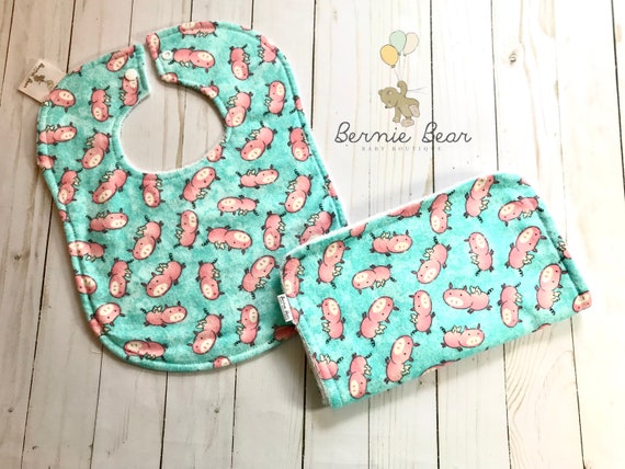 Etsy baby bibs cheap and burp cloth