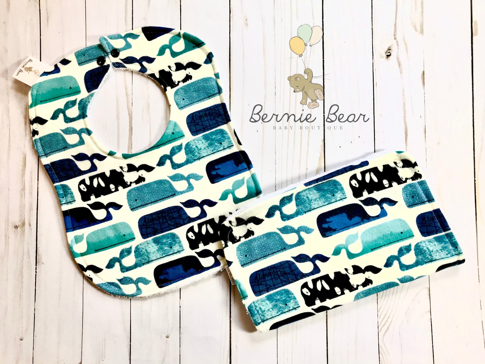 Whale Baby Bibs Whale Burp Cloths Whale Bandana Bibs Whale Etsy