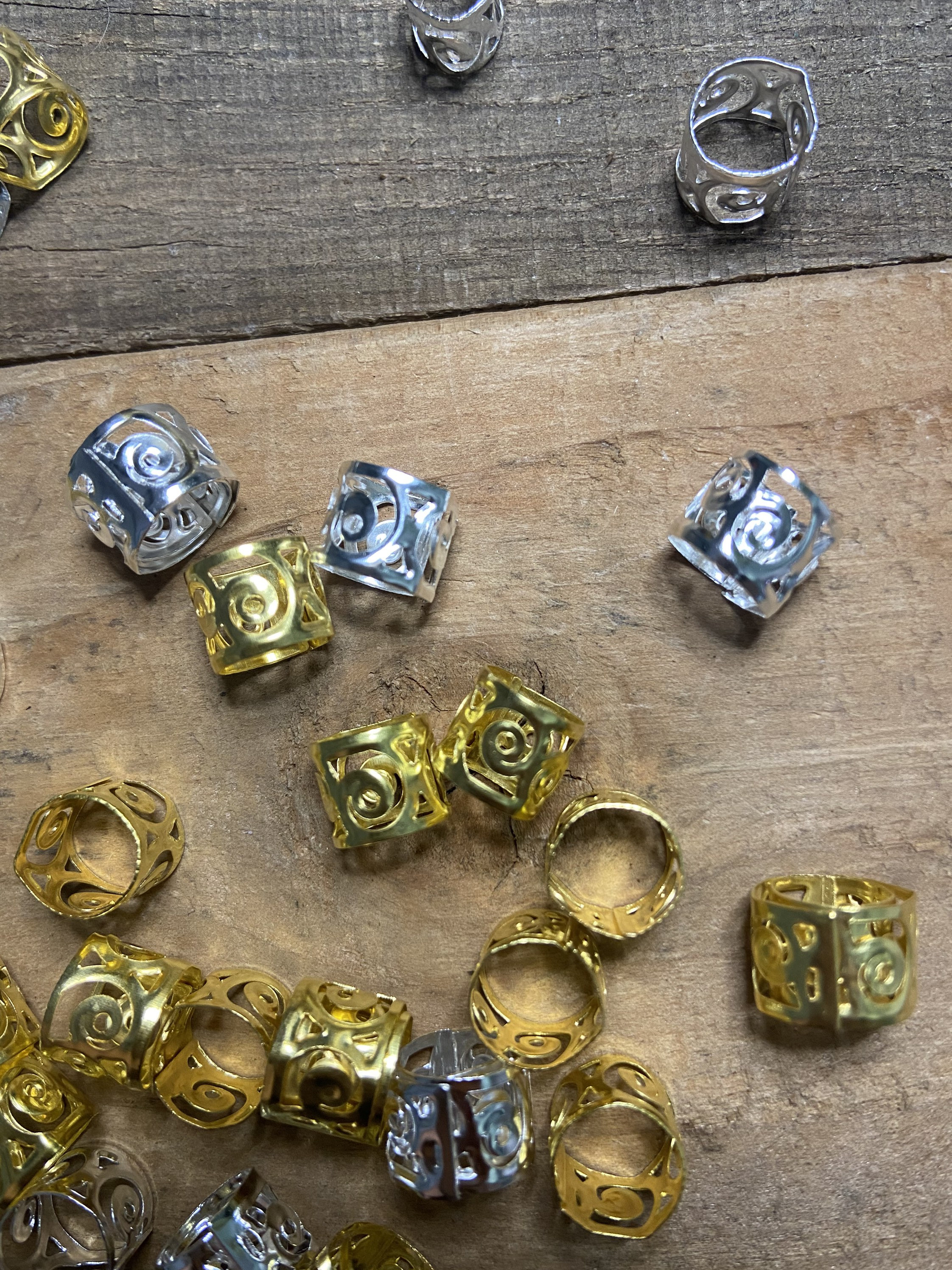 20 Adjustable Braid Cuffs Hair Cuffs Dread Cuffs Beard Etsy