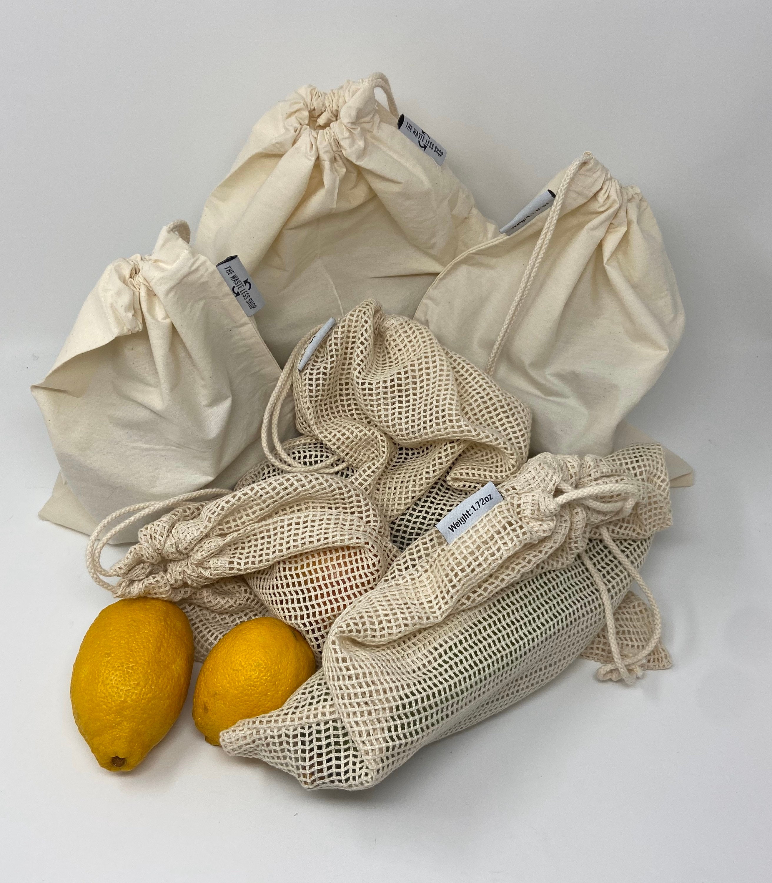 Reusable produce/bulk bin bags Tare weight on tags Etsy