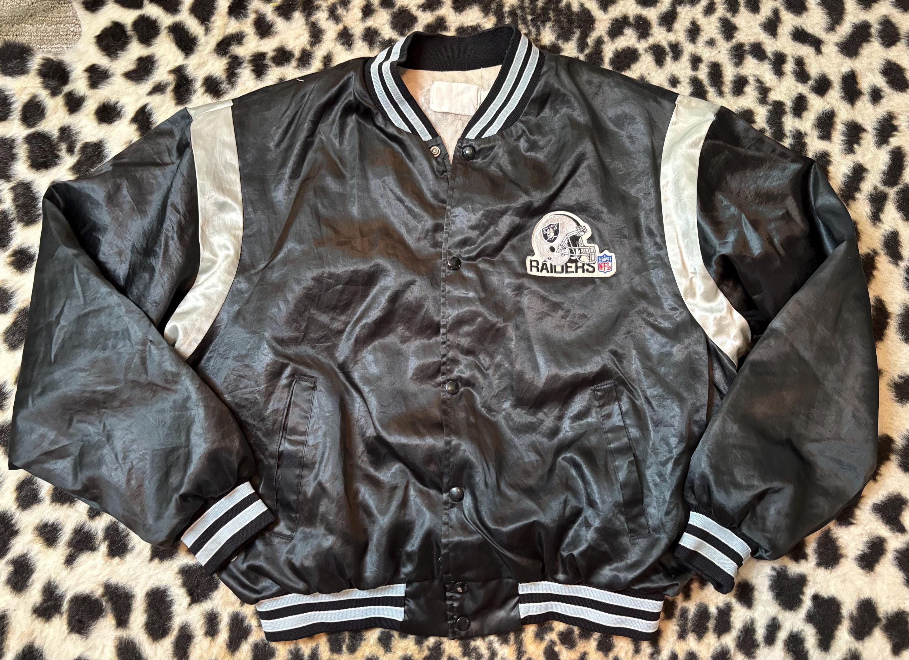 90s Raiders Jacket - Etsy
