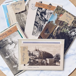 CLEARANCE ** Mystery Grab Bag of 6 Postcards  (3 Vintage Postcards & 3 Exclusive BVP Designs)