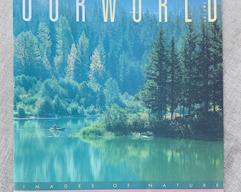 Boek vintage postzegelpresentatie 1990: International Images of Nature