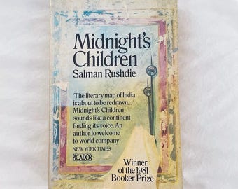 Vintage „Midnight's Children“ von Salman Rushdie - 1982 Paperback Edition