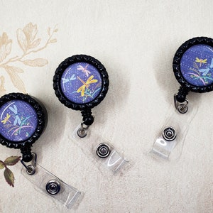 Dragonfly I.D. Badge Reel, Bug Lover Badge Reel, Lucky Dragonfly Badge Reel, Entomologist Badge Reel