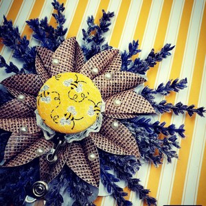 Cute Bee I.D. Badge Reel, Bee Badge Reel