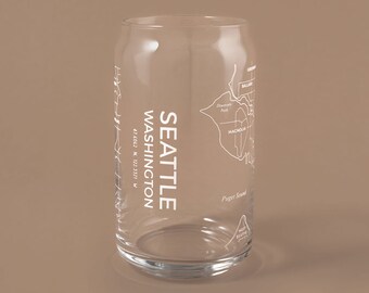 THE CAN - Seattle Map Design, 16oz