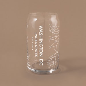 THE CAN - Washington DC kaartontwerp, 16oz