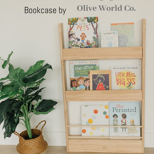Kids Bookshelf Etsy