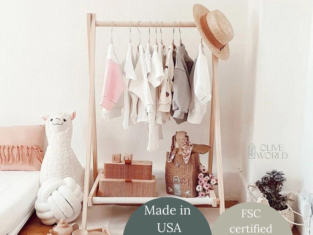 Garment Storage Clothing Display Rack Baby Clothes Rack Toddler ...