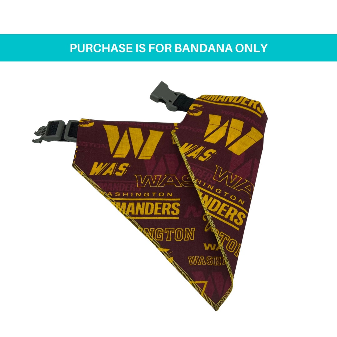 NFL PET Collar Washington Commanders Dog Collar, Large Football Team Collar for Dogs & Cats (WAC-3588-LG)