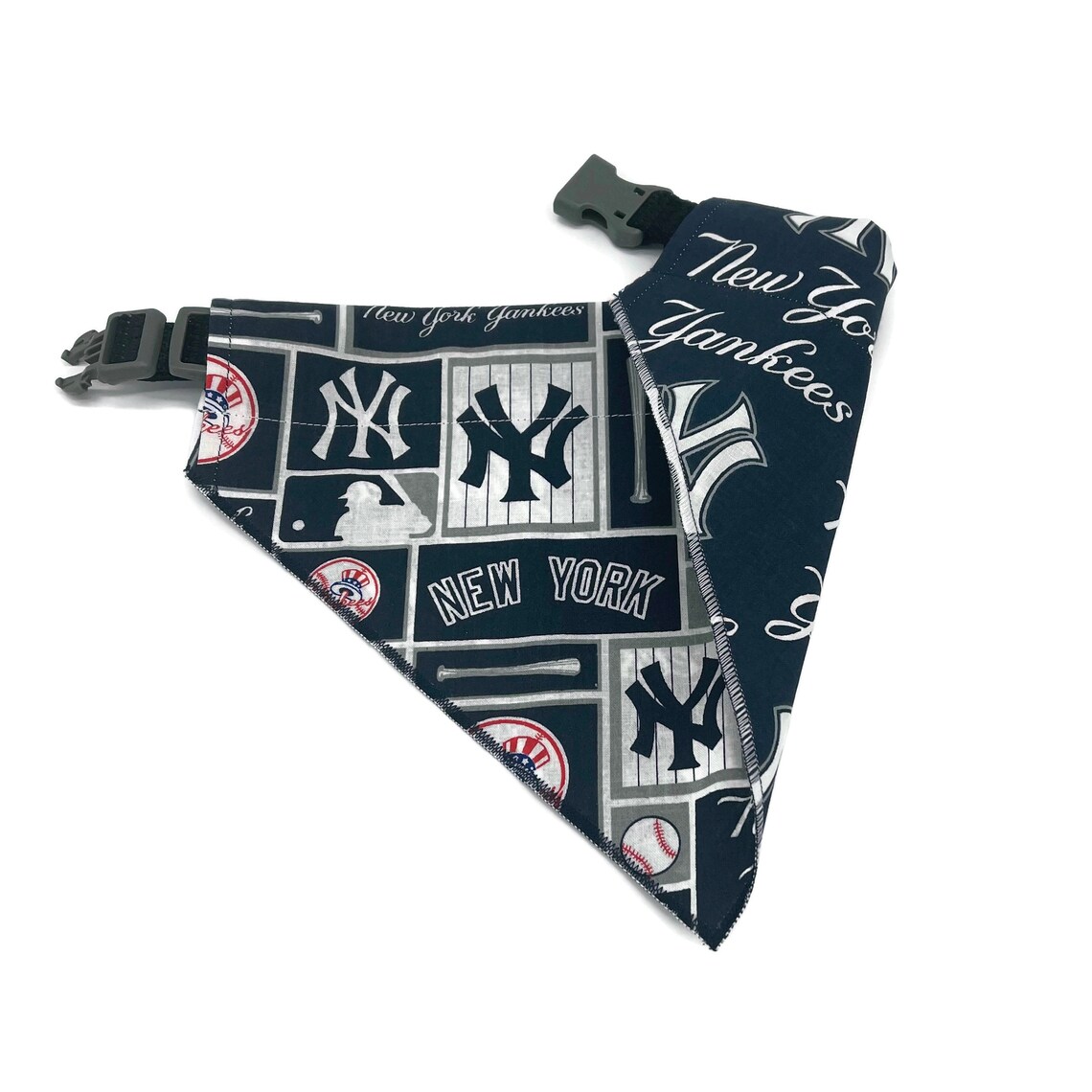 Yankees Dog Bandana / Dog Bandanna / Over Collar / Slipon / Etsy