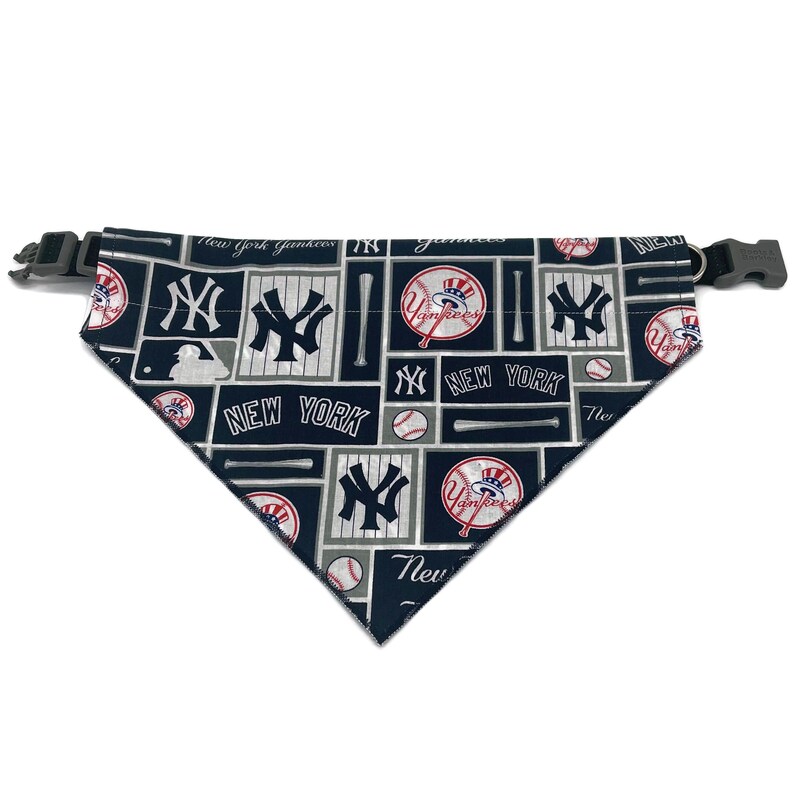 Yankees Dog Bandana / Dog Bandanna / Over Collar / Slipon / Etsy
