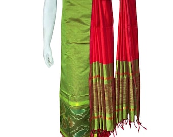 Ikat Ungenähter Salwar Anzug Set | Handgewebte indische Kleidung |  Festliche und tägliche Kleidung