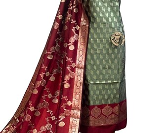 Traje de fiesta tradicional indio Salwar / Traje de diseñador con dupatta