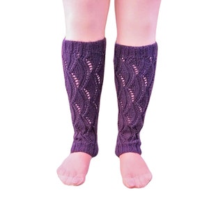 Legwarmers Women , Knitted  Legwarmers , Legwarmers  Wool , Purple leg Warmers
