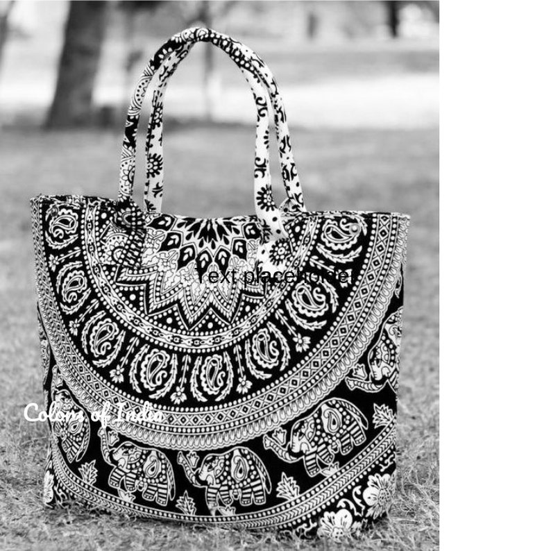 black tote with zipper