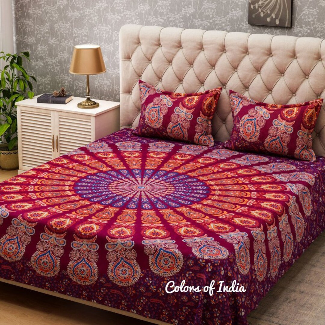 Tapestry Duvet Cover Bohemian Quilt Cover Queen Quilt Cover Etsy
