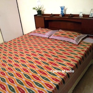 Ikat Bedspread  , Bedspread Double  ,  Bed Throw