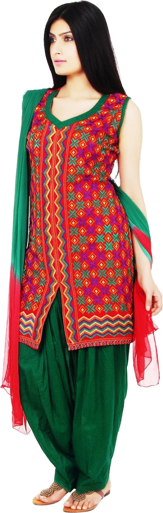 Stitched cotton shop salwar suit