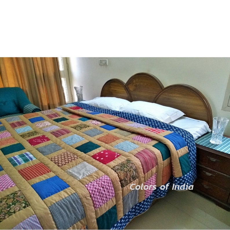 King Size Quilts for Sale , Patchwork Quilt Handmade , Gifts for Mom