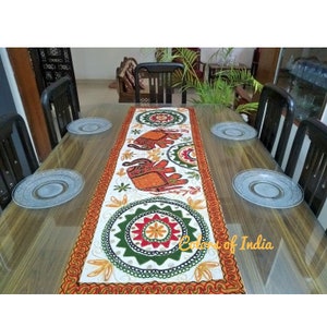 Wall Art India , Table decorations for party  , Table Runner Embroidery , Wall Hanging Embroidery
