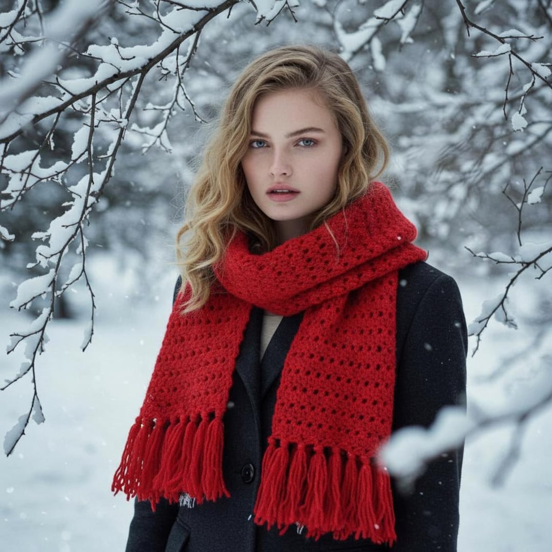 Bufanda De Invierno Para Mujer, Color Sólido, Acogedor, Casual, De Punto, Cómodo, Con Borlas, Grueso, A La Moda, Cómodo, Suave, Largo, Grande, Azul-cielo
