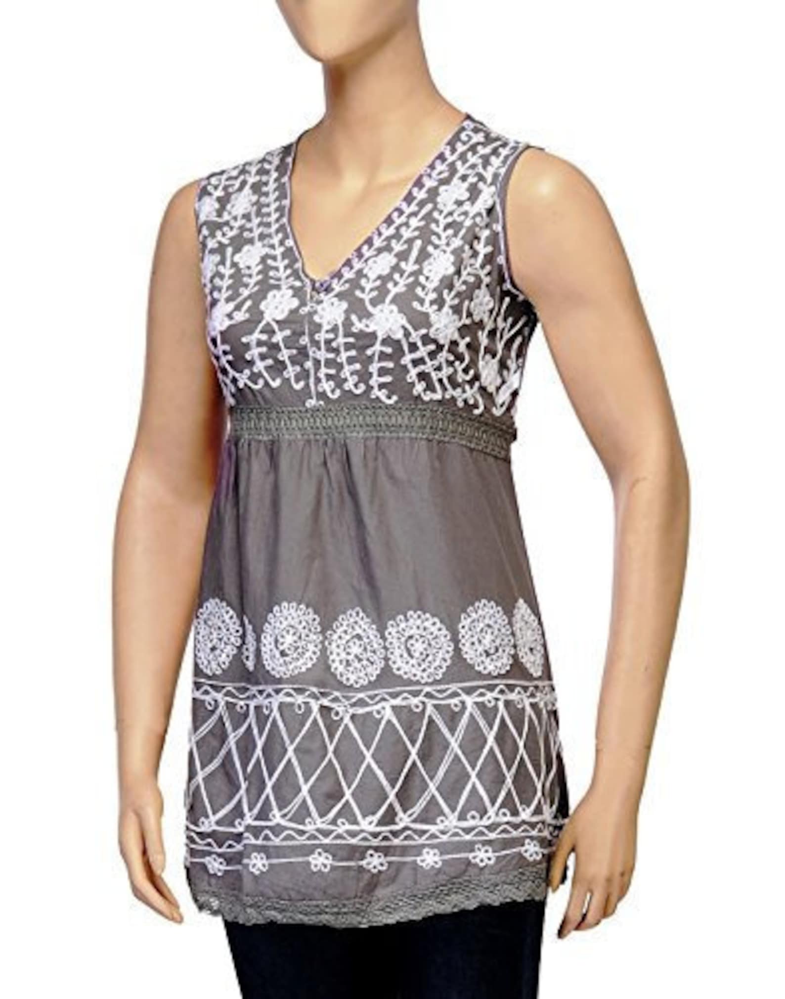 Summer Cotton Tops Sleeveless Tops Vintage Tops Women Etsy UK