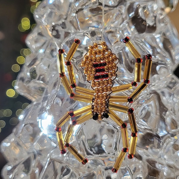 Seed bead spiders