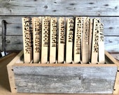 Herb markers Vegetable Markers Flower Markers Garden Markers Garden Stakes Fathers Day Gift