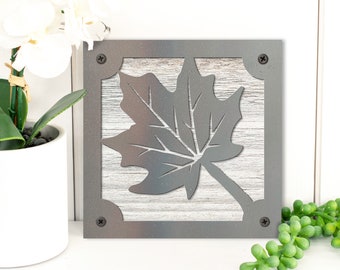Maple Leaf Rustic Wall Hanging