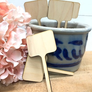 Plant and Herb Wooden Markers~Eco Friendly~ Farmhouse Decor