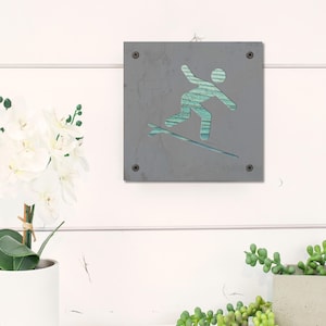 Surfer Sign, Surfing Metal Art