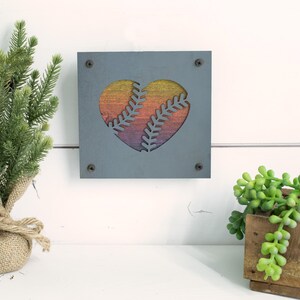 Baseball Metal Art, Softball Metal Art, Sports Decor