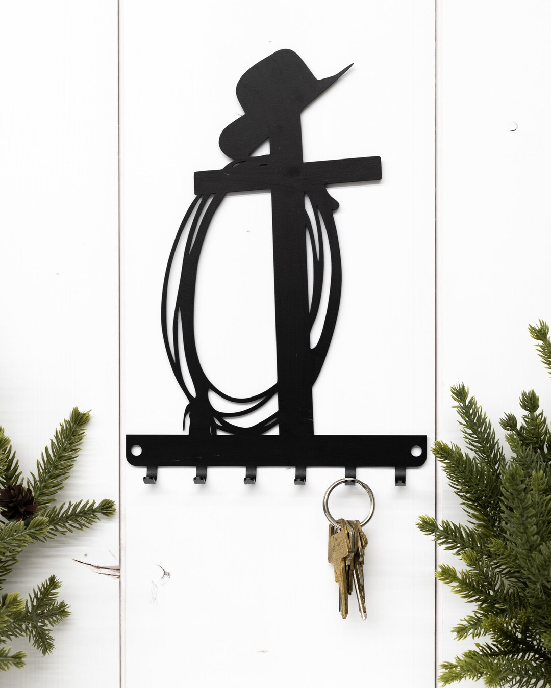 Western Cross Key Rack, Key Rack, Cowboy Key Rack, Cowgirl Key Rack - Etsy