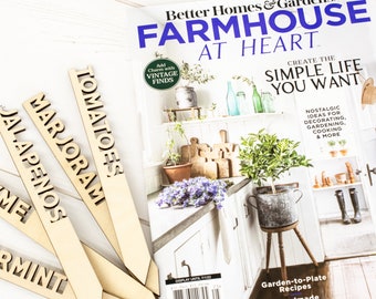 Custom Wooden Garden Markers – Eco-Friendly Plant Labels