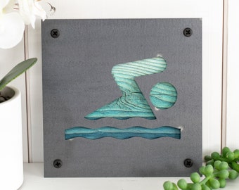 Swimming Wall Decor