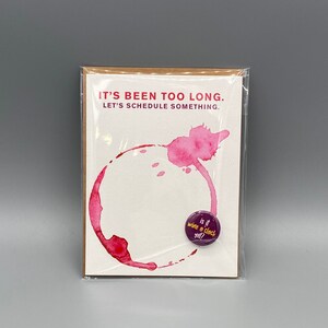 Carte bouton Wine O’Clock