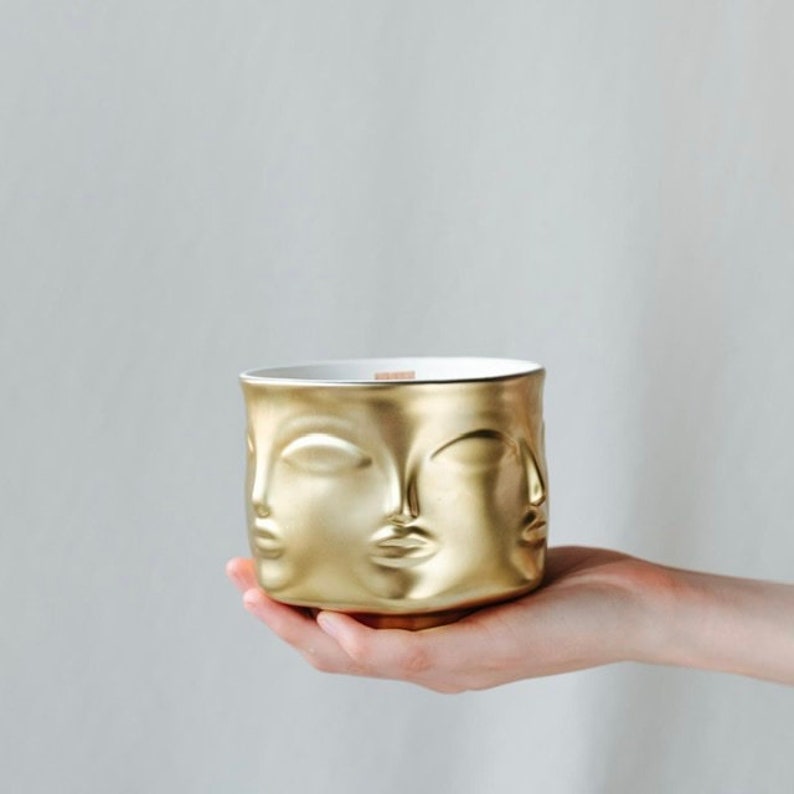 Hygge Candle Decor Coconut Wax Custom Scented Candle Planter