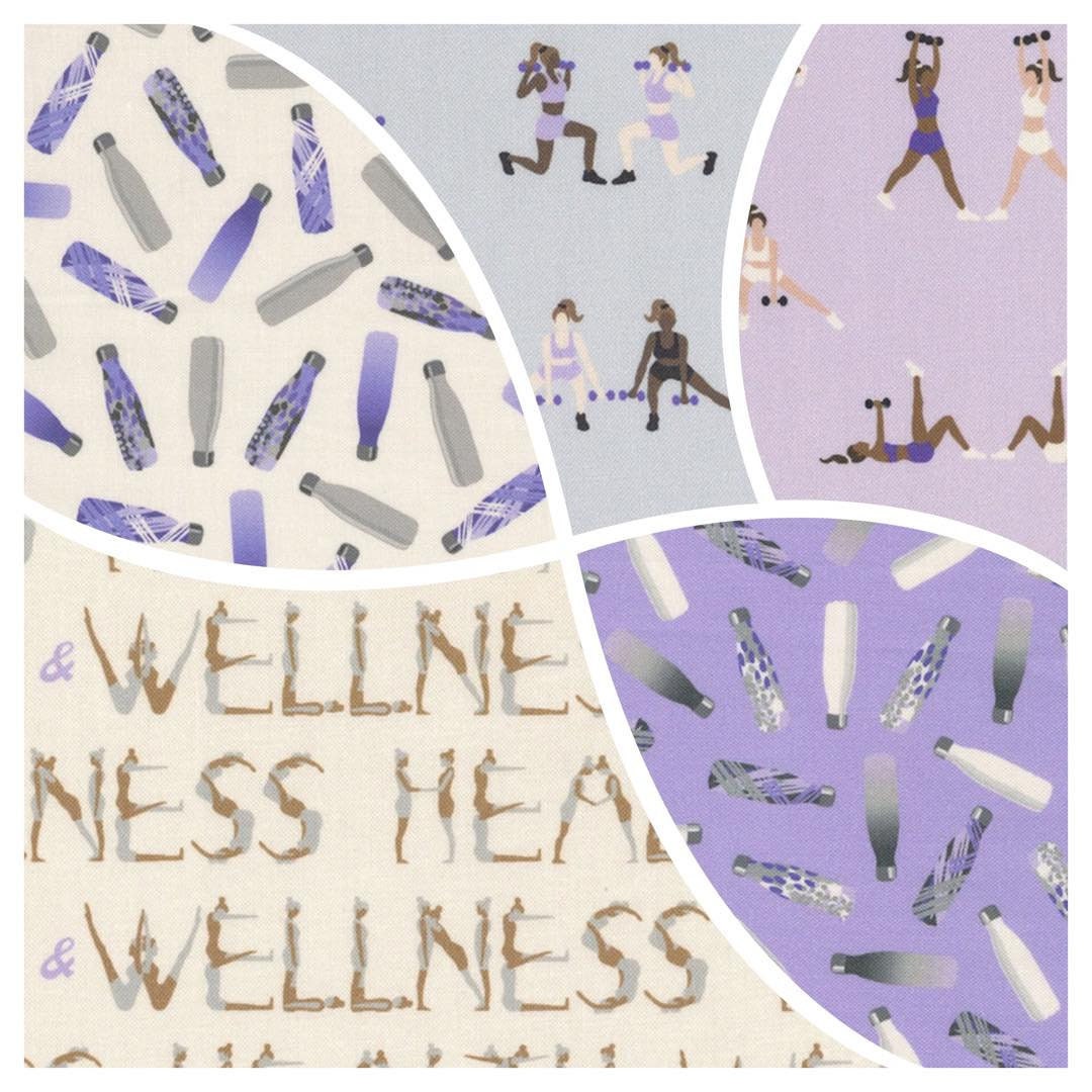 Health and Wellness Yoga Exercise Sport Goodlife Cotton Craft Sewing