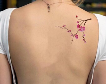 Cherry Blossom Tattoo Etsy