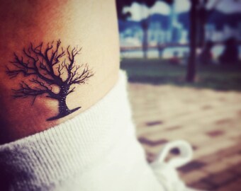 Oak Tree Tattoo Etsy