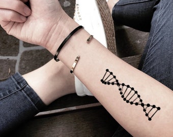 Dna Tattoo Etsy